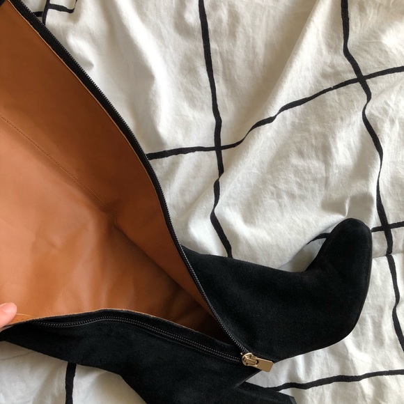 & Other Stories Suede Knee High Boots - Picture 4 of 4